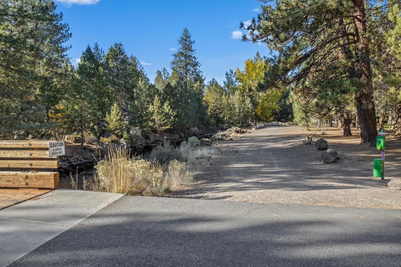 A view of the trails