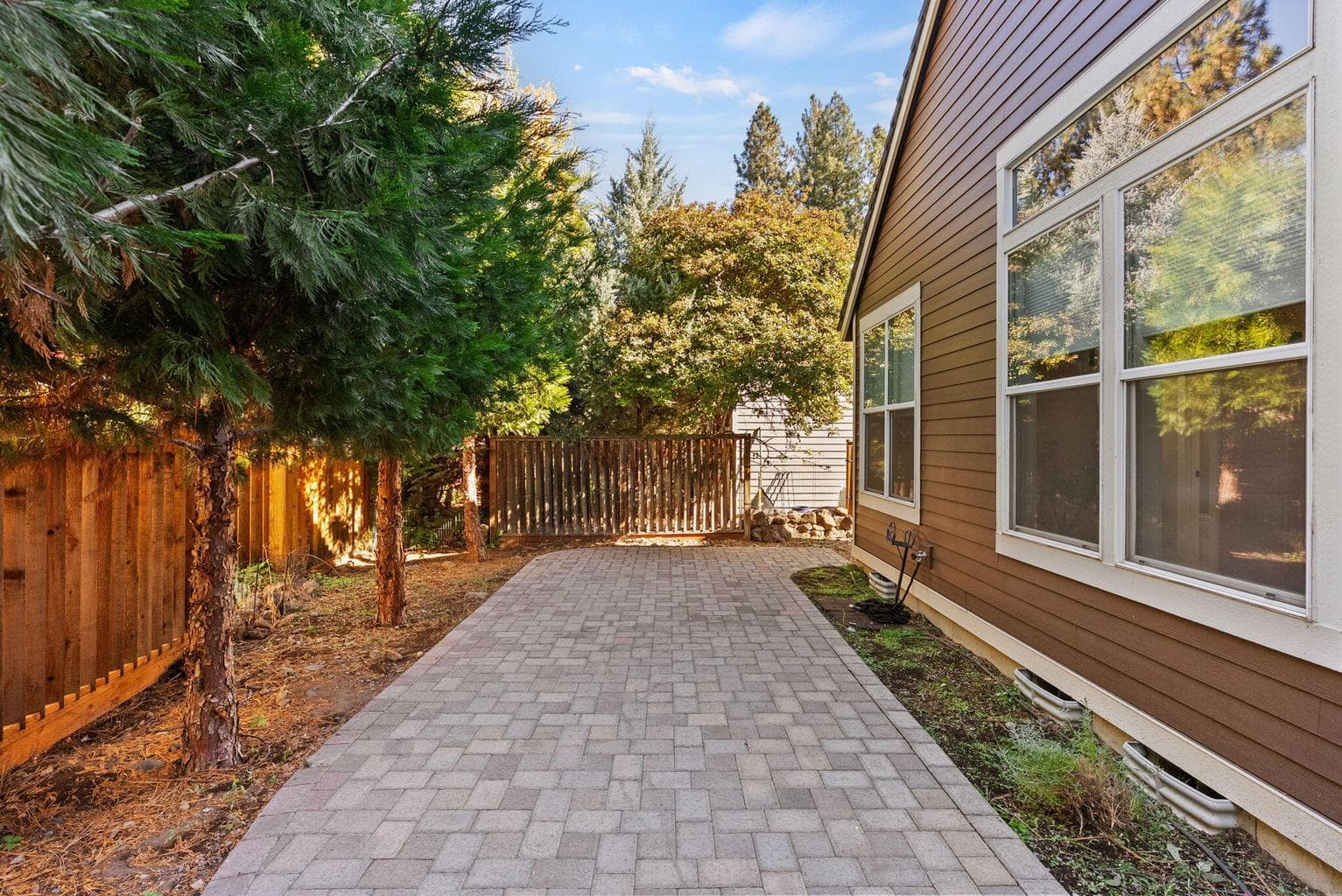Paver side path
