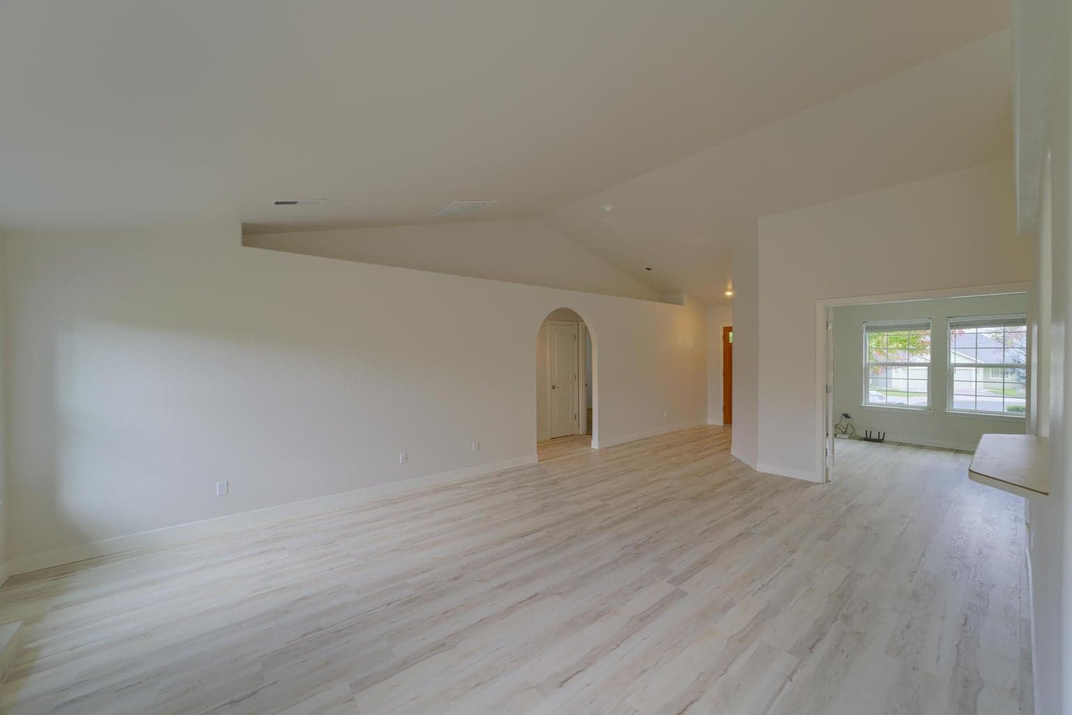 Large open living room
