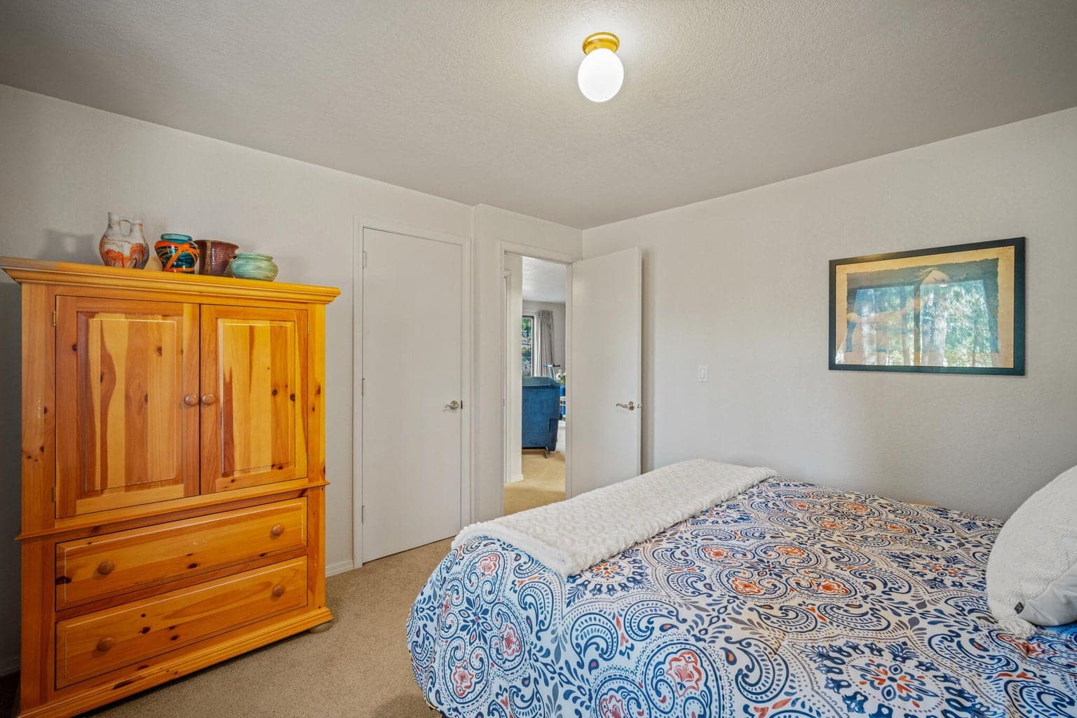 Main Level Bedroom 2 with closet.