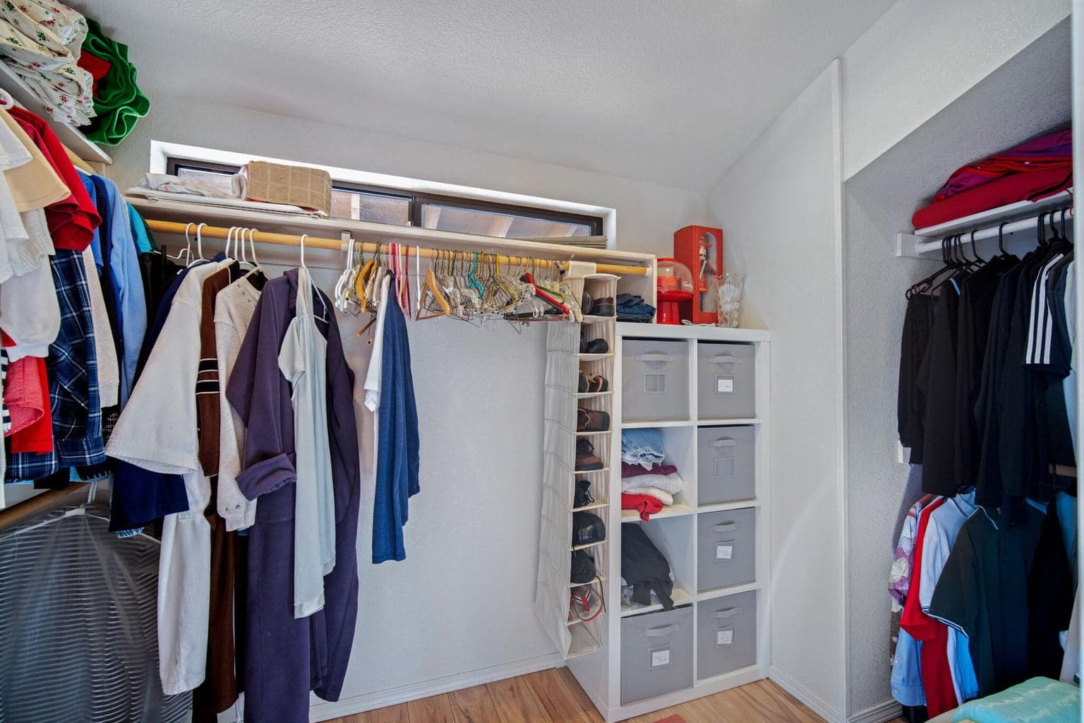 Large walk in closet.