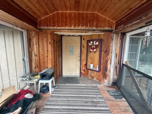 Covered front entry