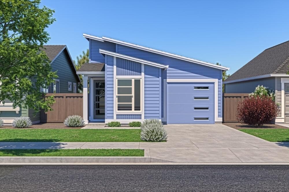 Modern Exterior. Colors will vary