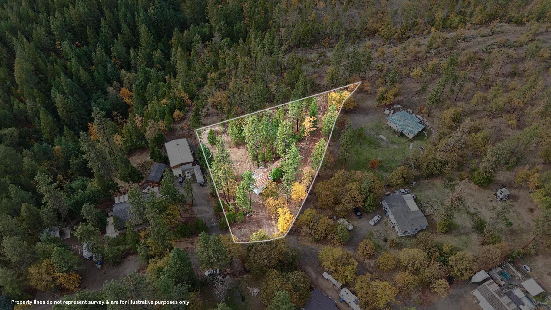 Property lines are approx. and for illustrative purposes only.