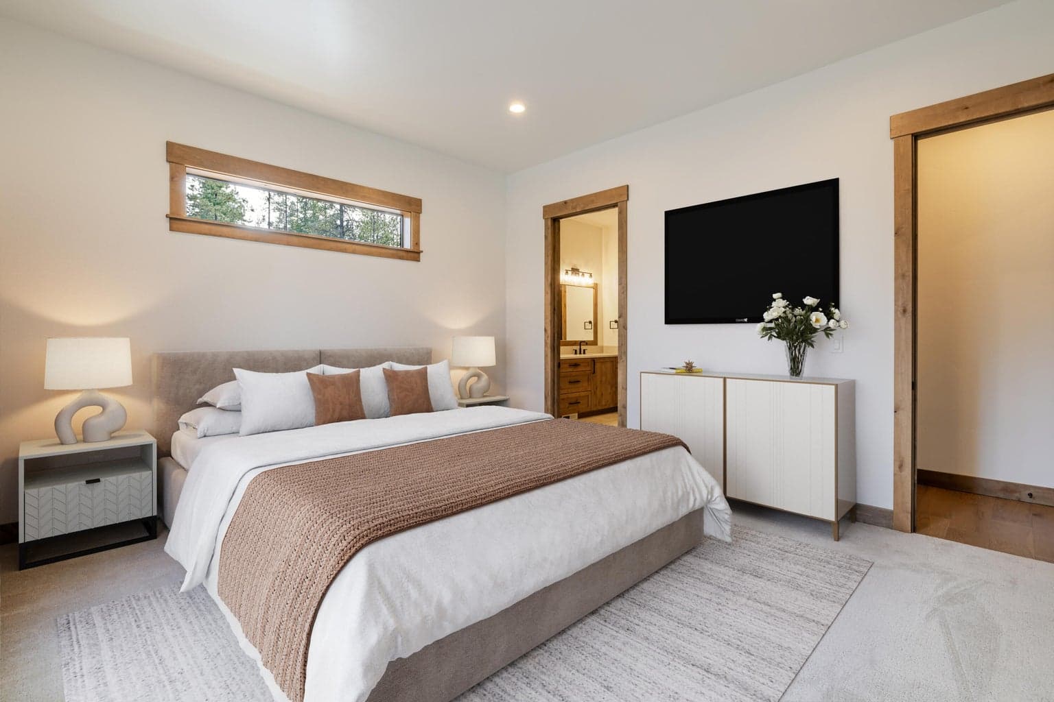 Primary bedroom - virtual staging