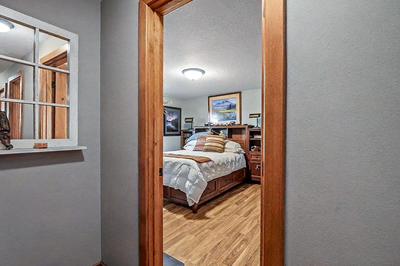 All solid wood trim and doors