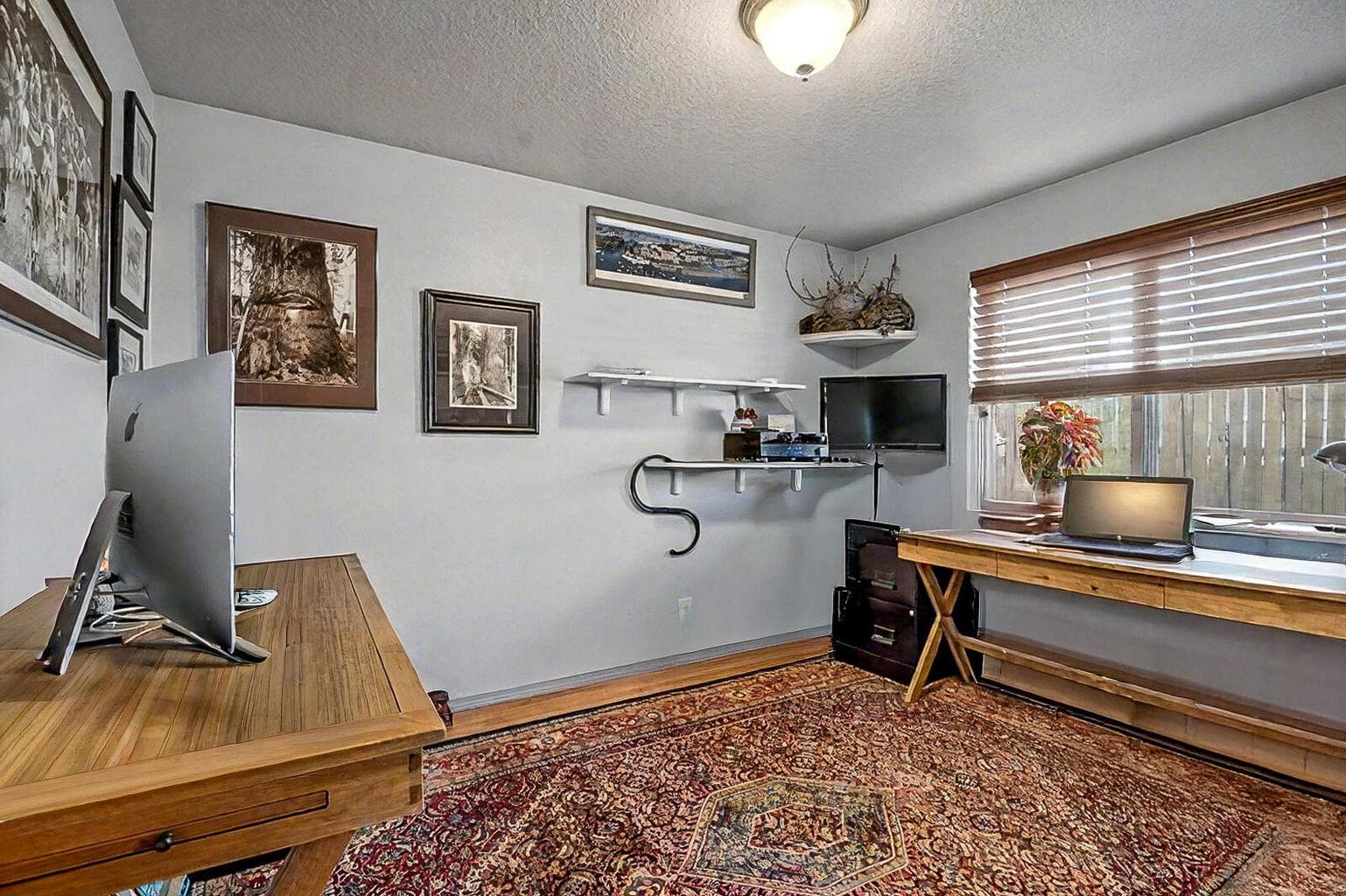 Currently used an an office with garden views