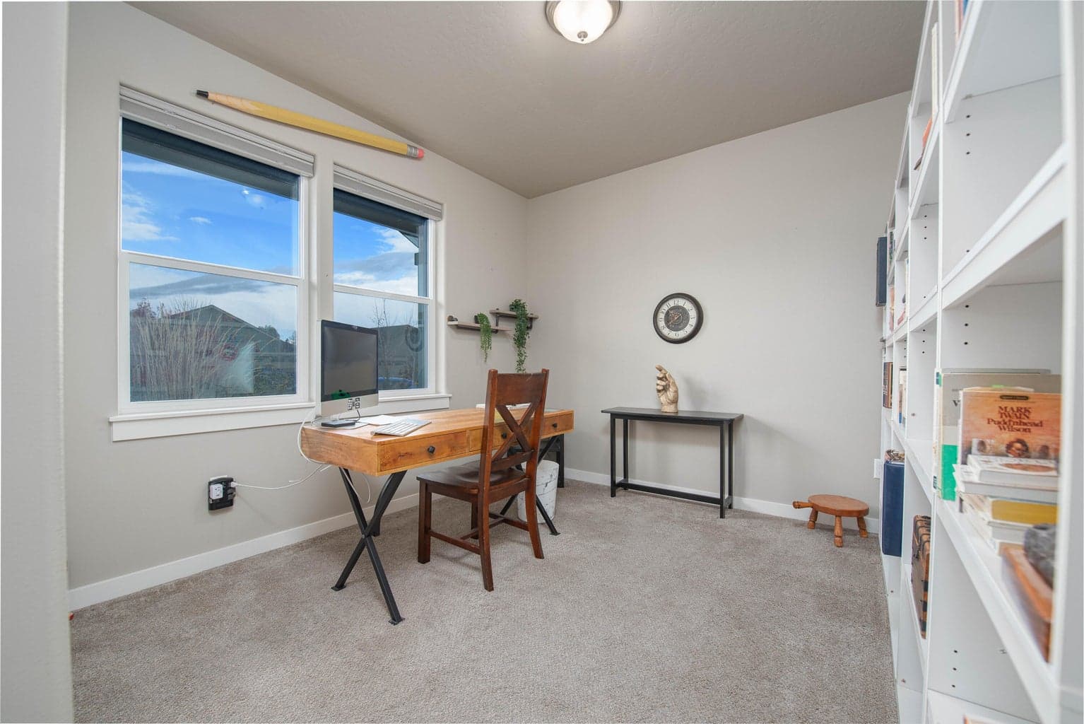 Third bedroom currently being used as an office