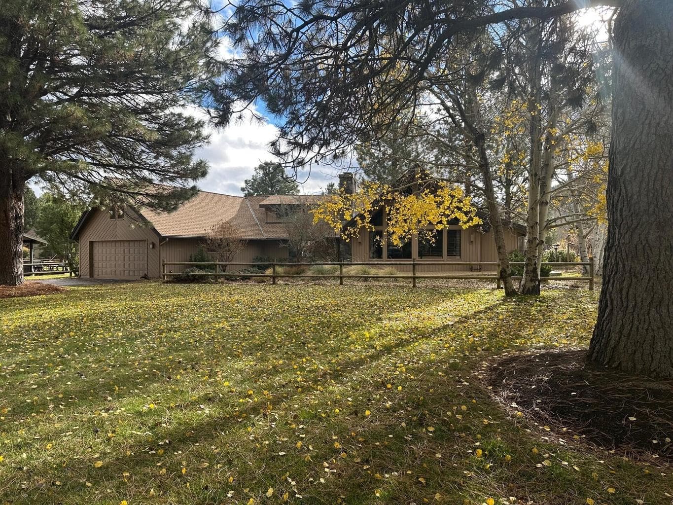 A beautiful fall setting