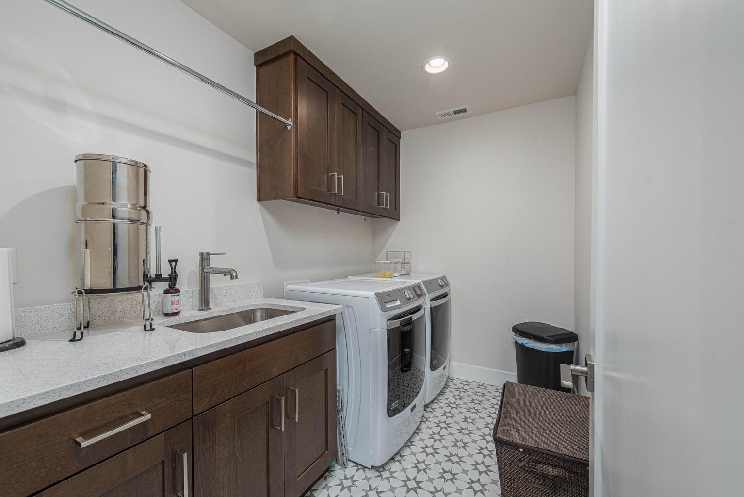 Upstairs laundry room