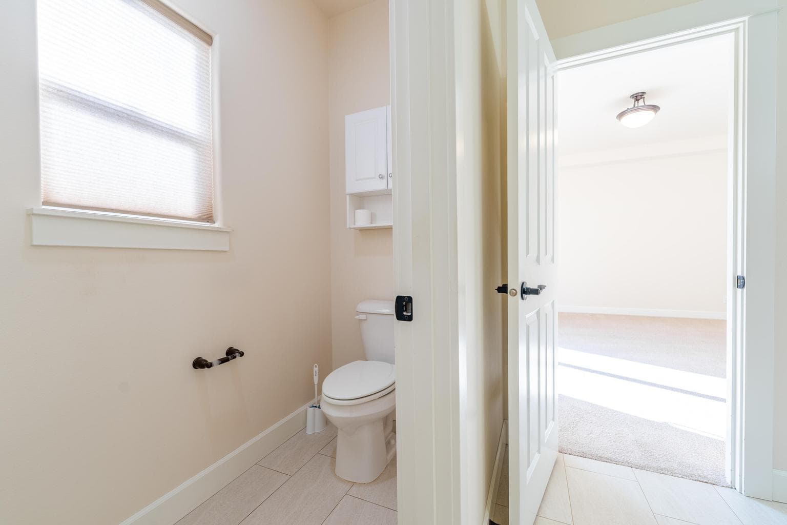 Private toilet area
