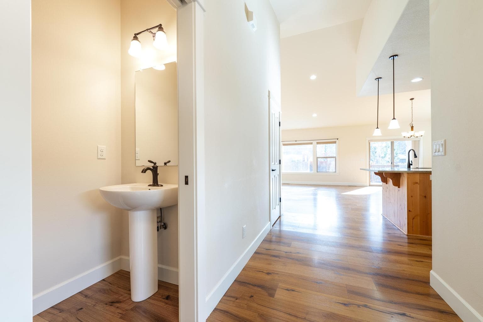 Powder Room across from office