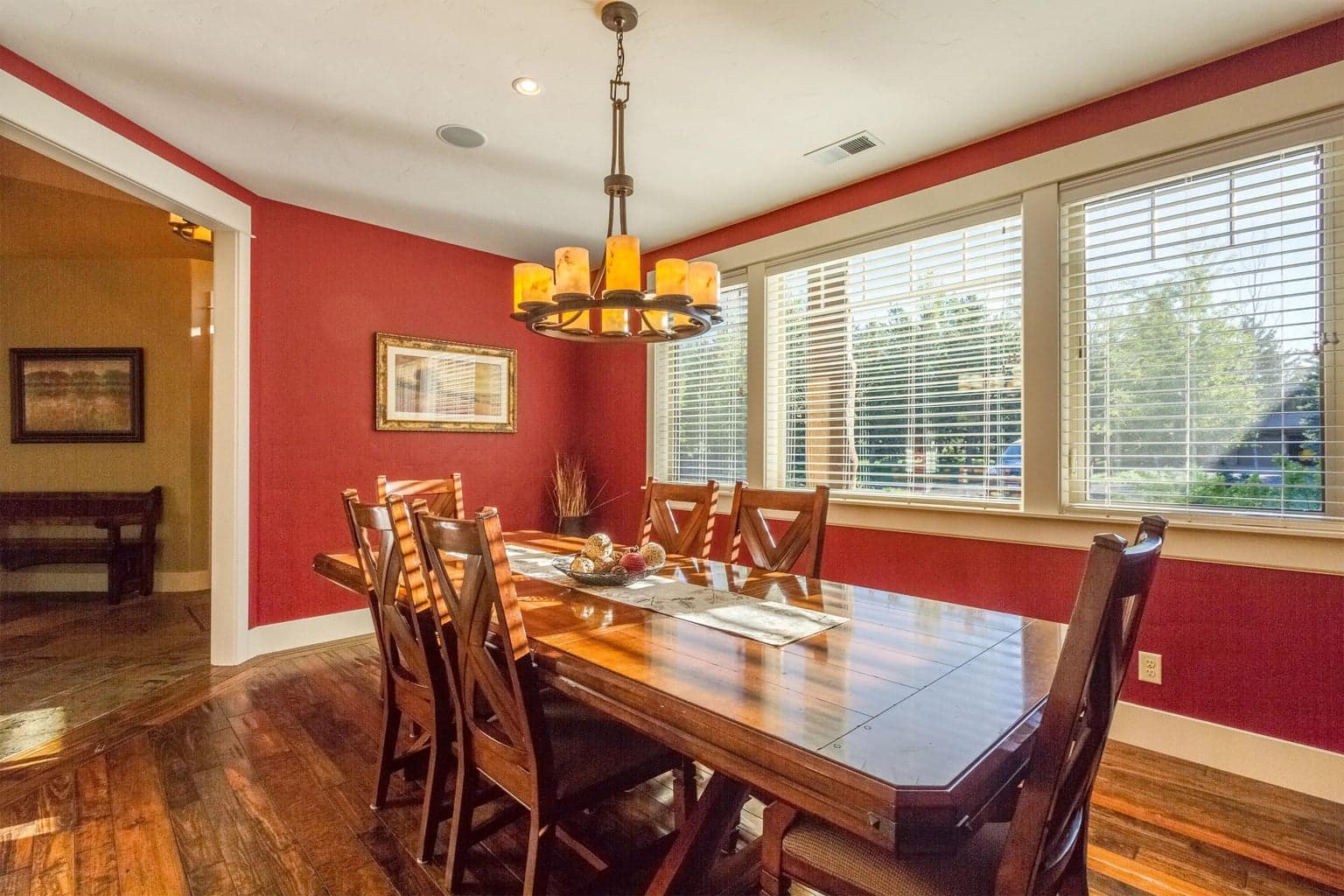 Formal dining off the entry