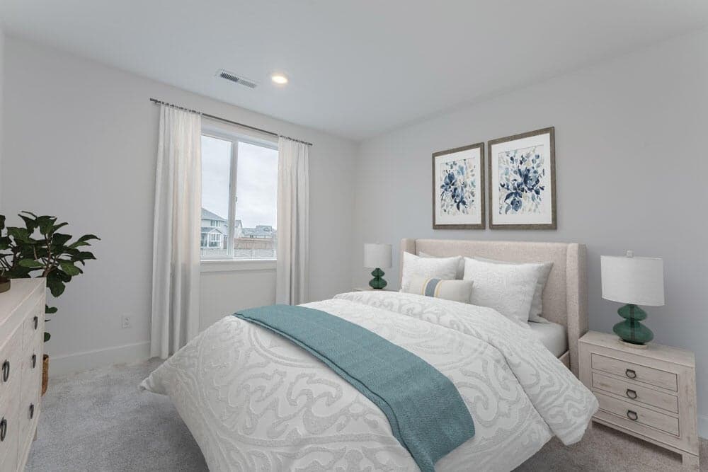 Additional bedroom. Photos have been virtually staged.