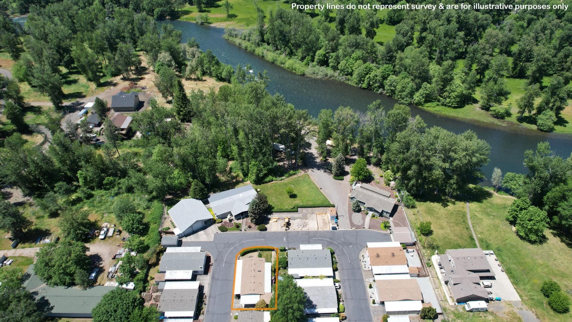 Property lines are approx. and for illustrative purposes only.