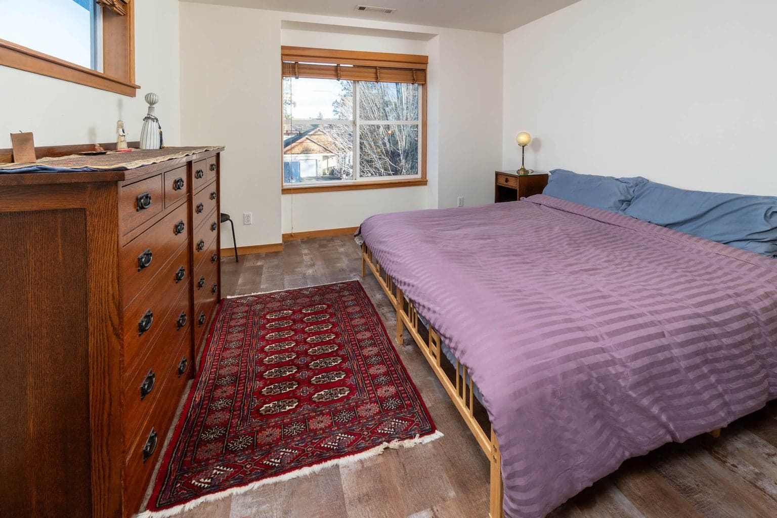 Primary Bedroom has windows with views of west hills and mountains