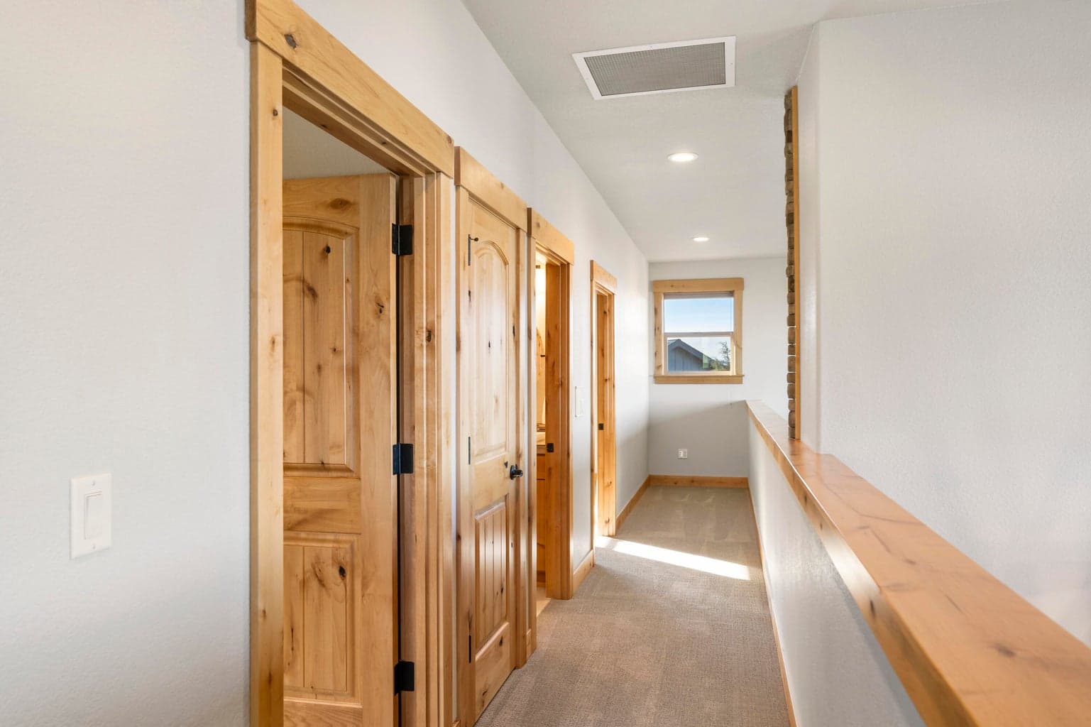 Upstairs hall to Guest Rooms and Loft Nook