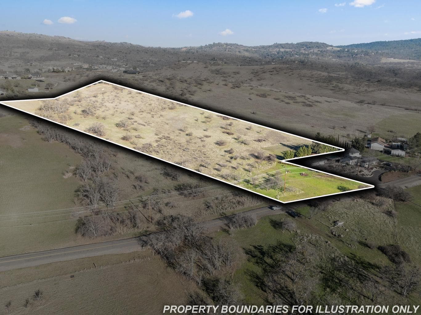 6.87 acres zoned SFR-00 in SE Medford, OR. Incredible views!