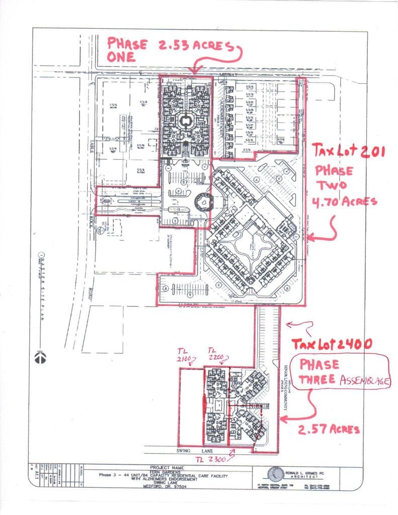 Entitled Campus Overview Plat Plan