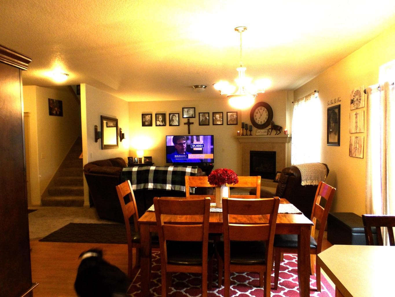 Large open floor plan