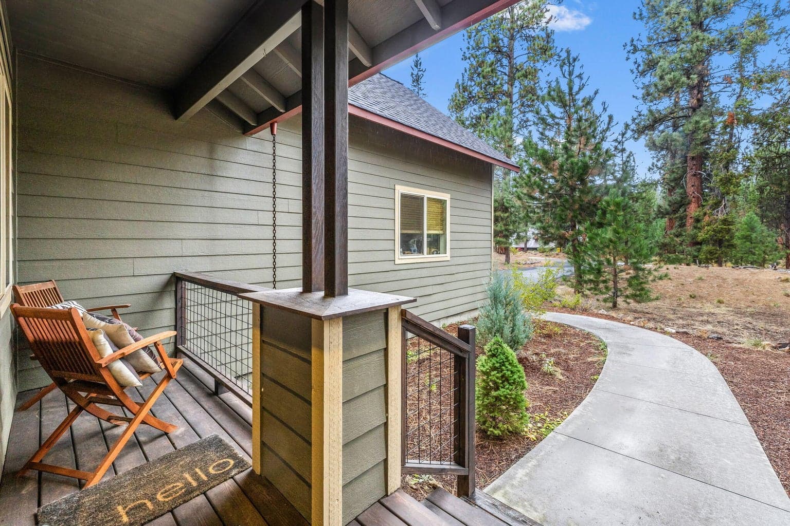 Covered front porch