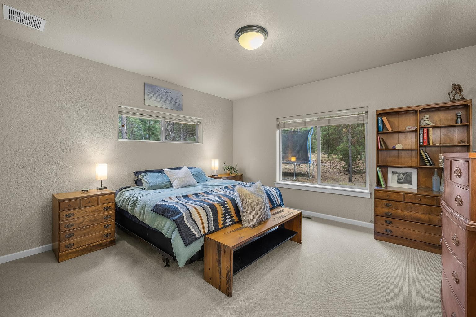 Main level primary suite