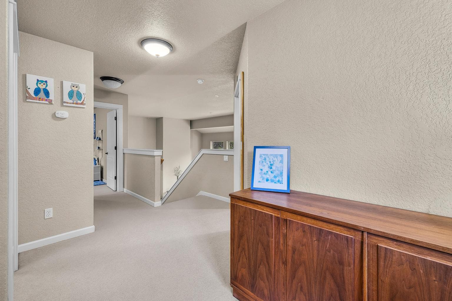 Upstairs loft area