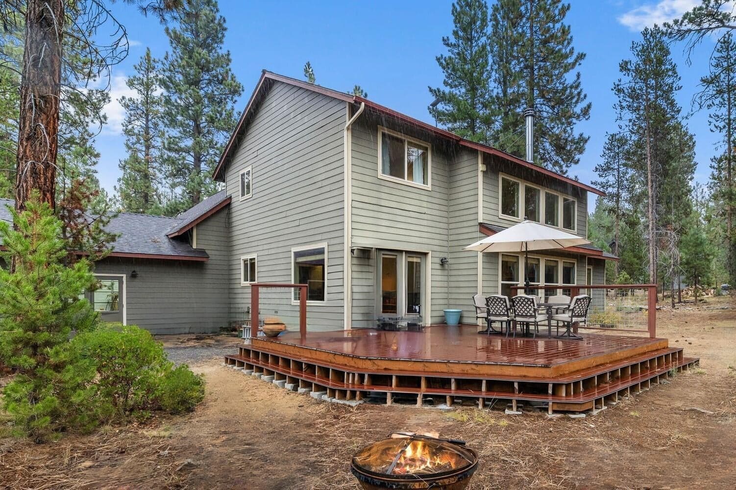 Large back deck