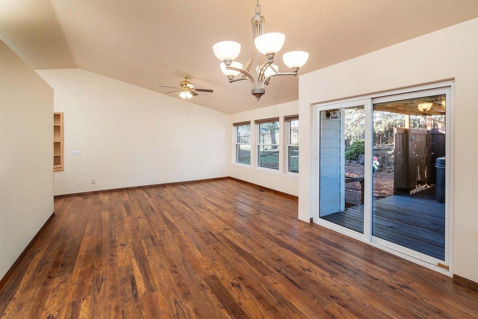 Living room and Dining room