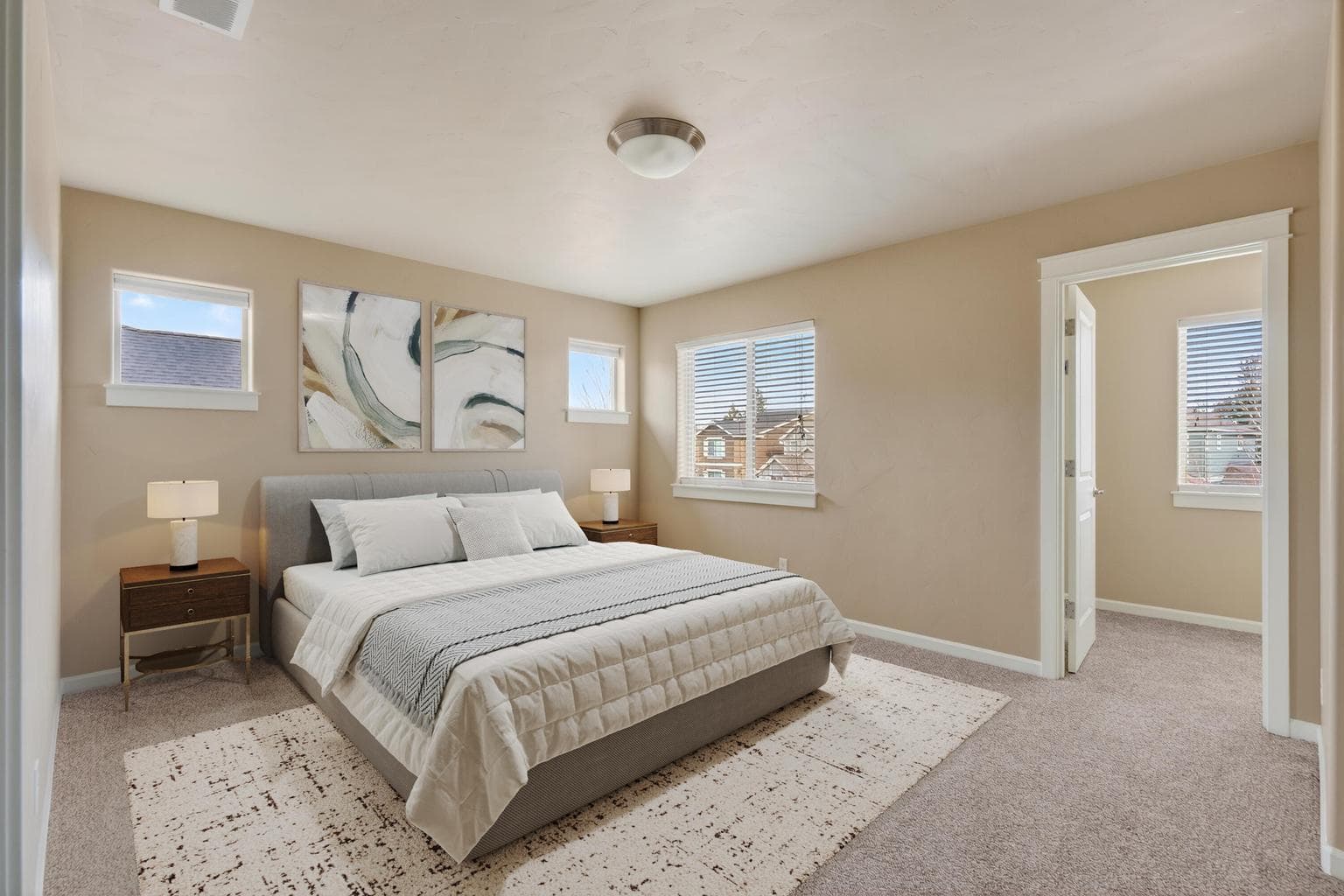 Primary Suite-Virtually Staged