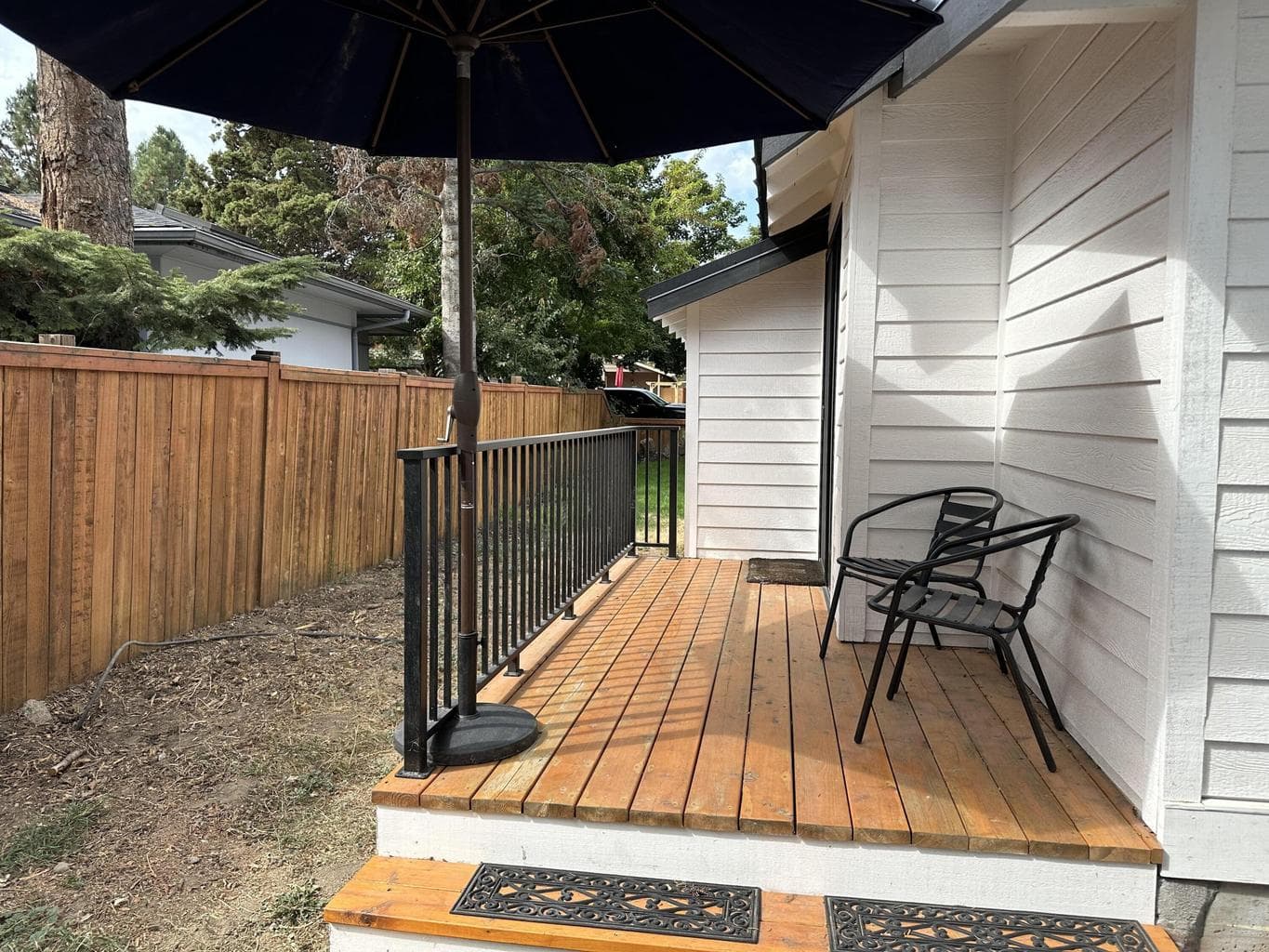 One of many outdoor areas to hang.