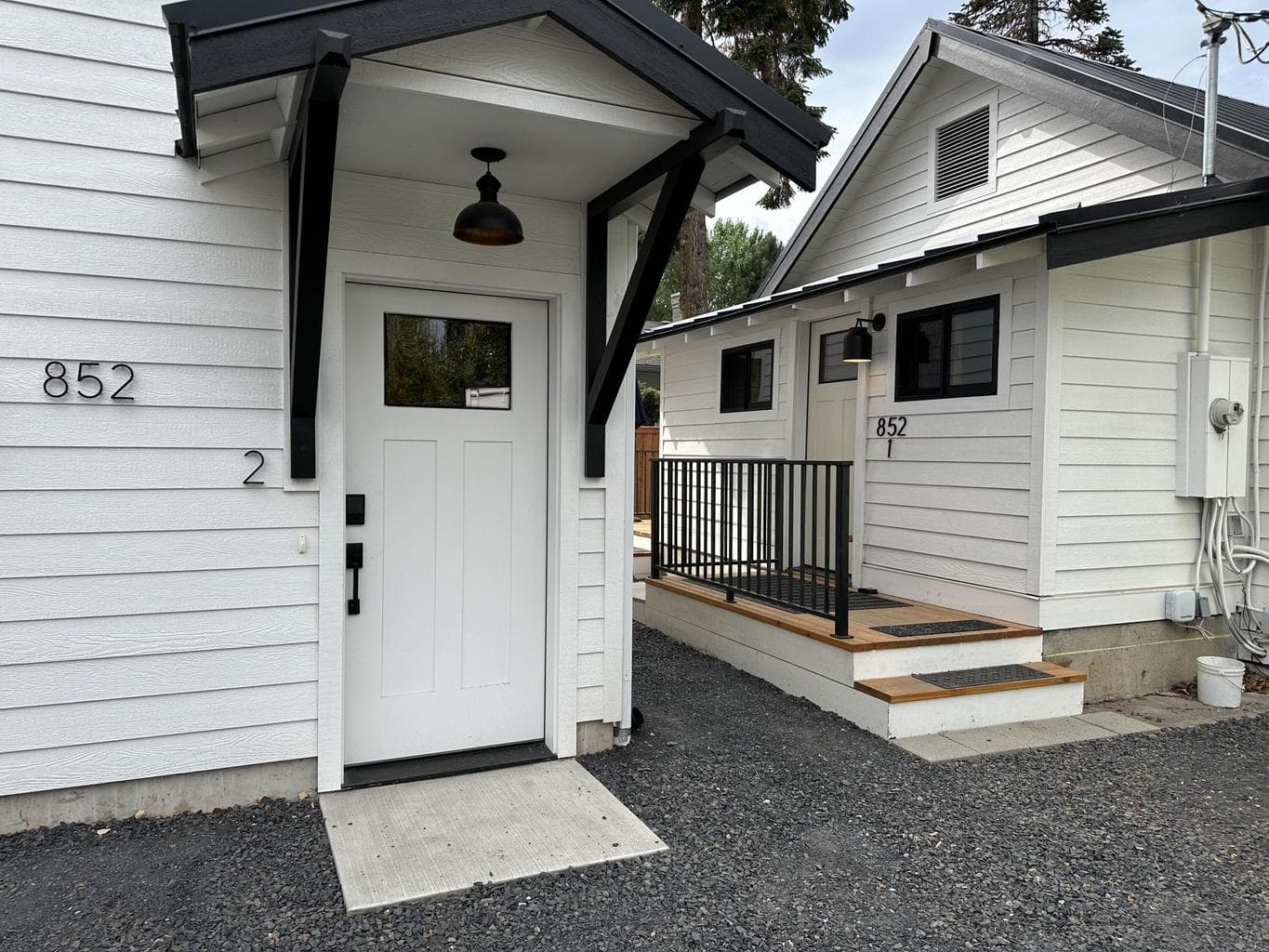 This is the entrance to the Additional Dwelling Unit and separate garage with locked-off entrance.