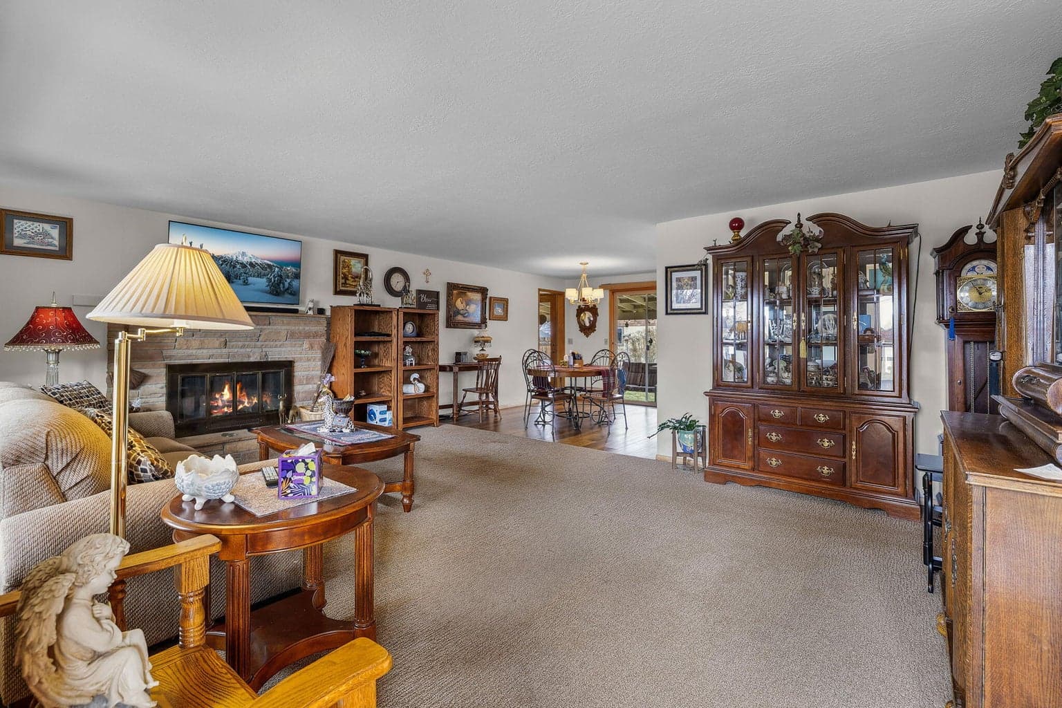 Entering the living room
