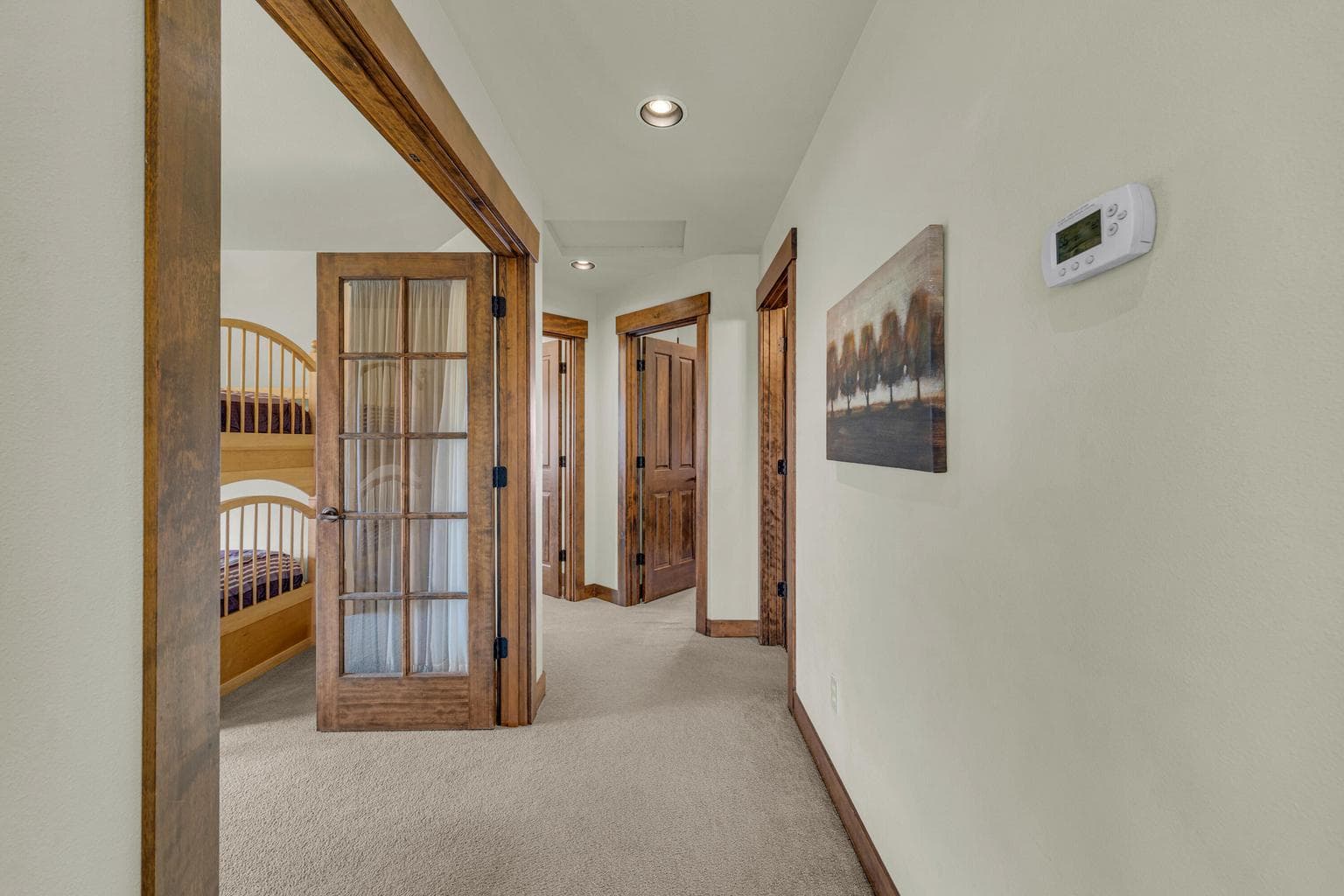 Hallway from Bonus room to bedrooms and bunkroom
