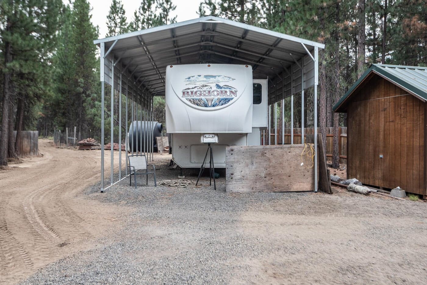 RV parking - can easily fit a 40 ft 5th wheel.