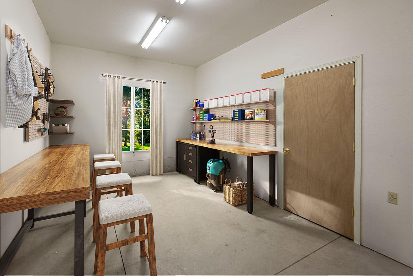 Detached shop - ideal for a work space. (virtual)