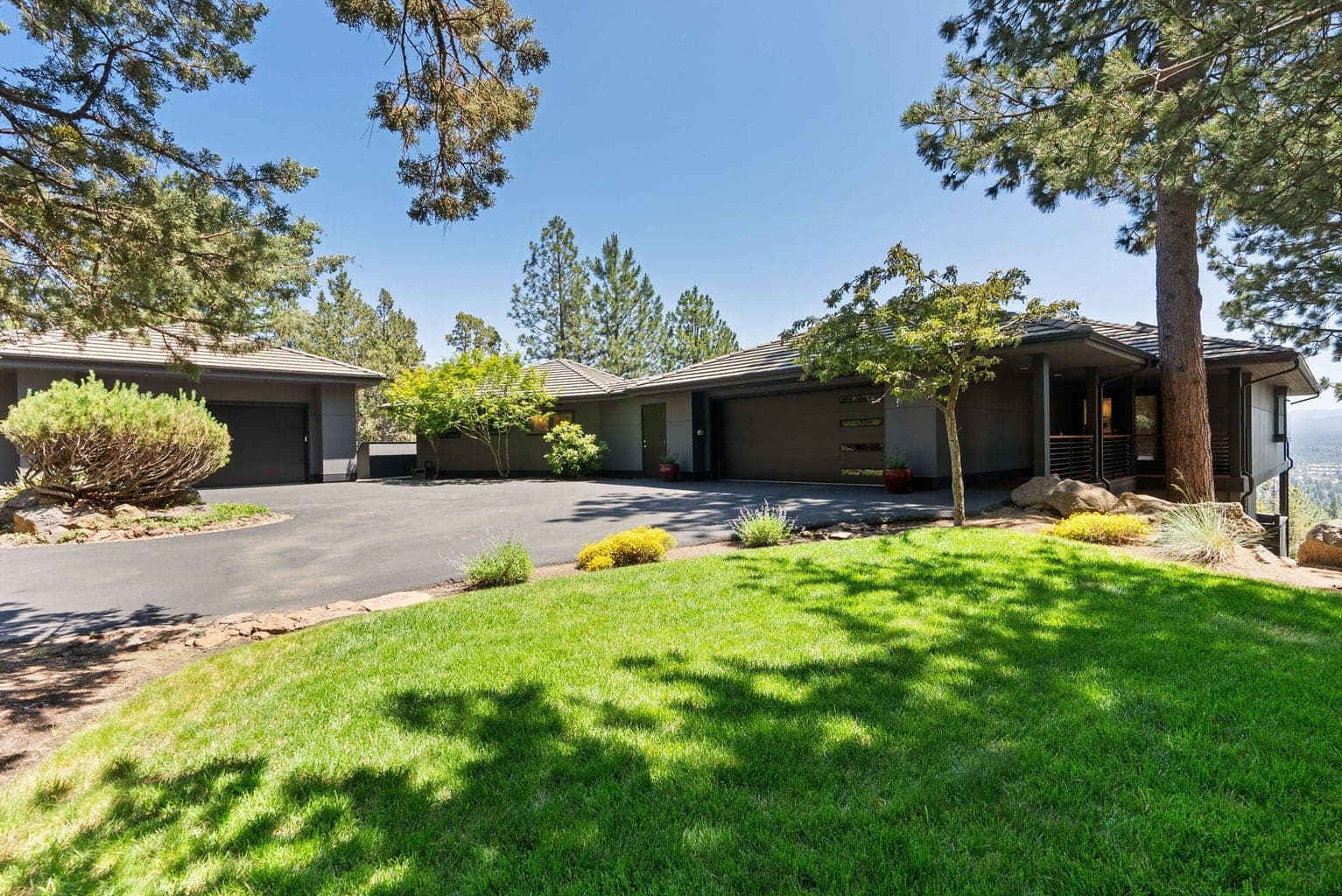 Hardie Board Cement siding-fire and rot resistant & cement roof make this home low maintenance!