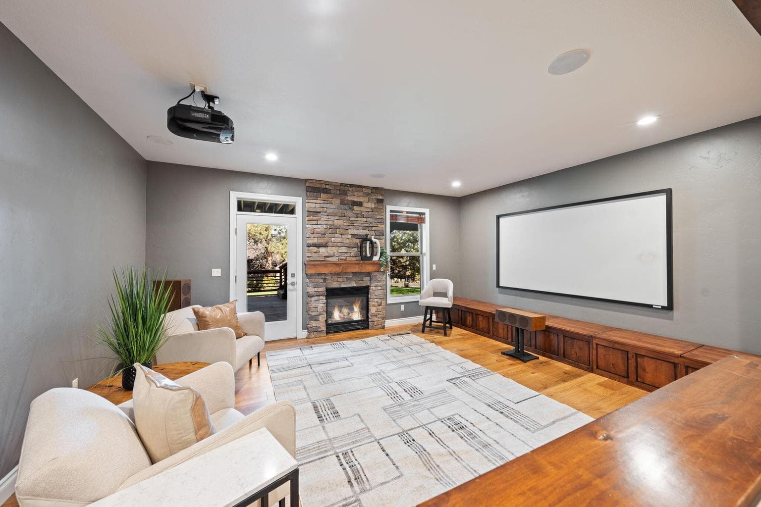 Downstairs Living Room / Theater