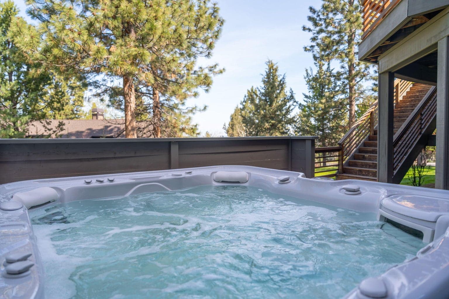 Hot Tub / Downstairs patio