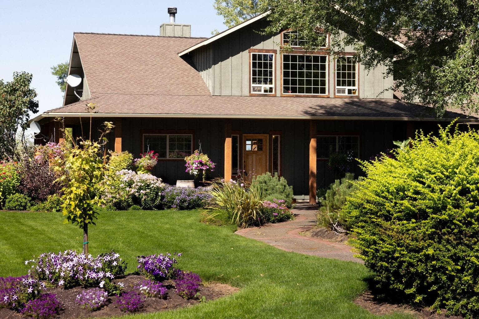 back side of main home