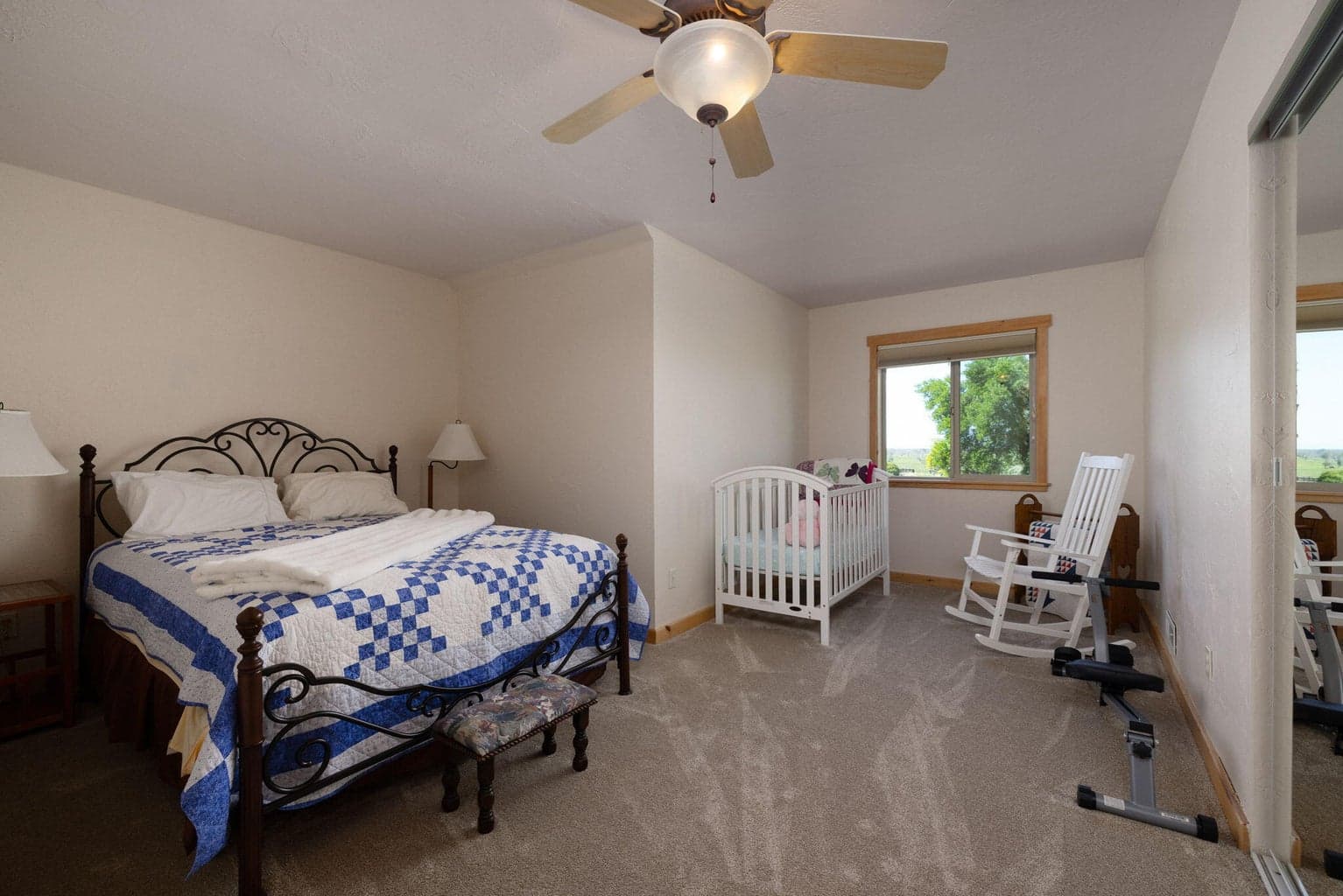 upstairs bedroom