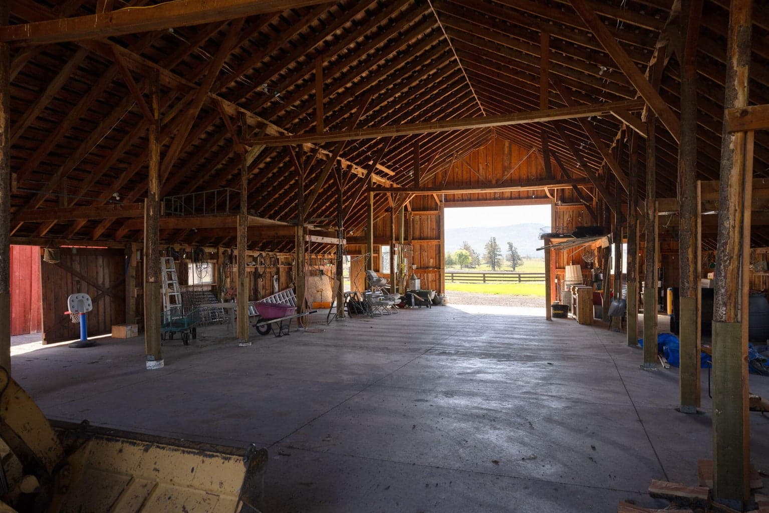 barn interior