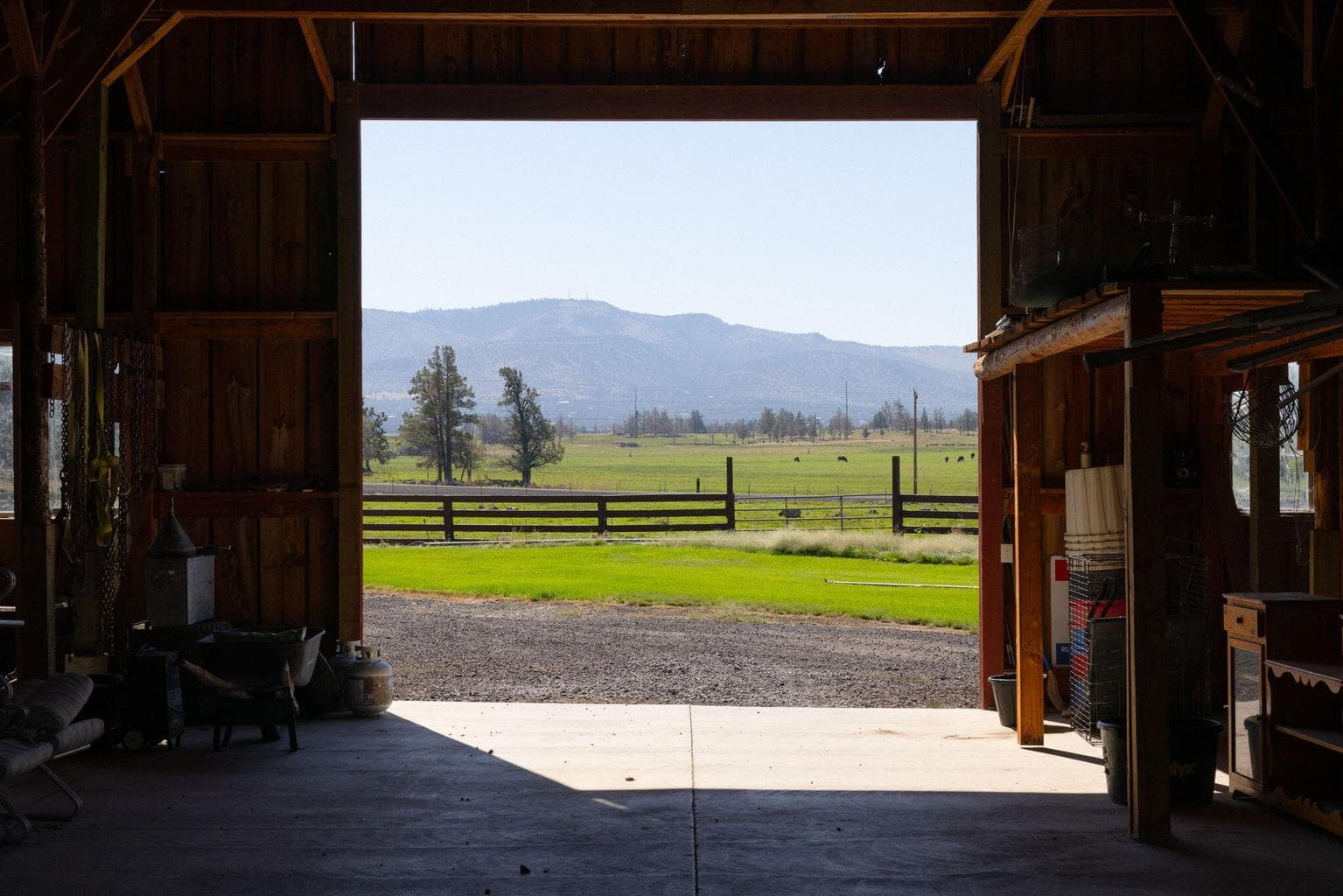 barn interior