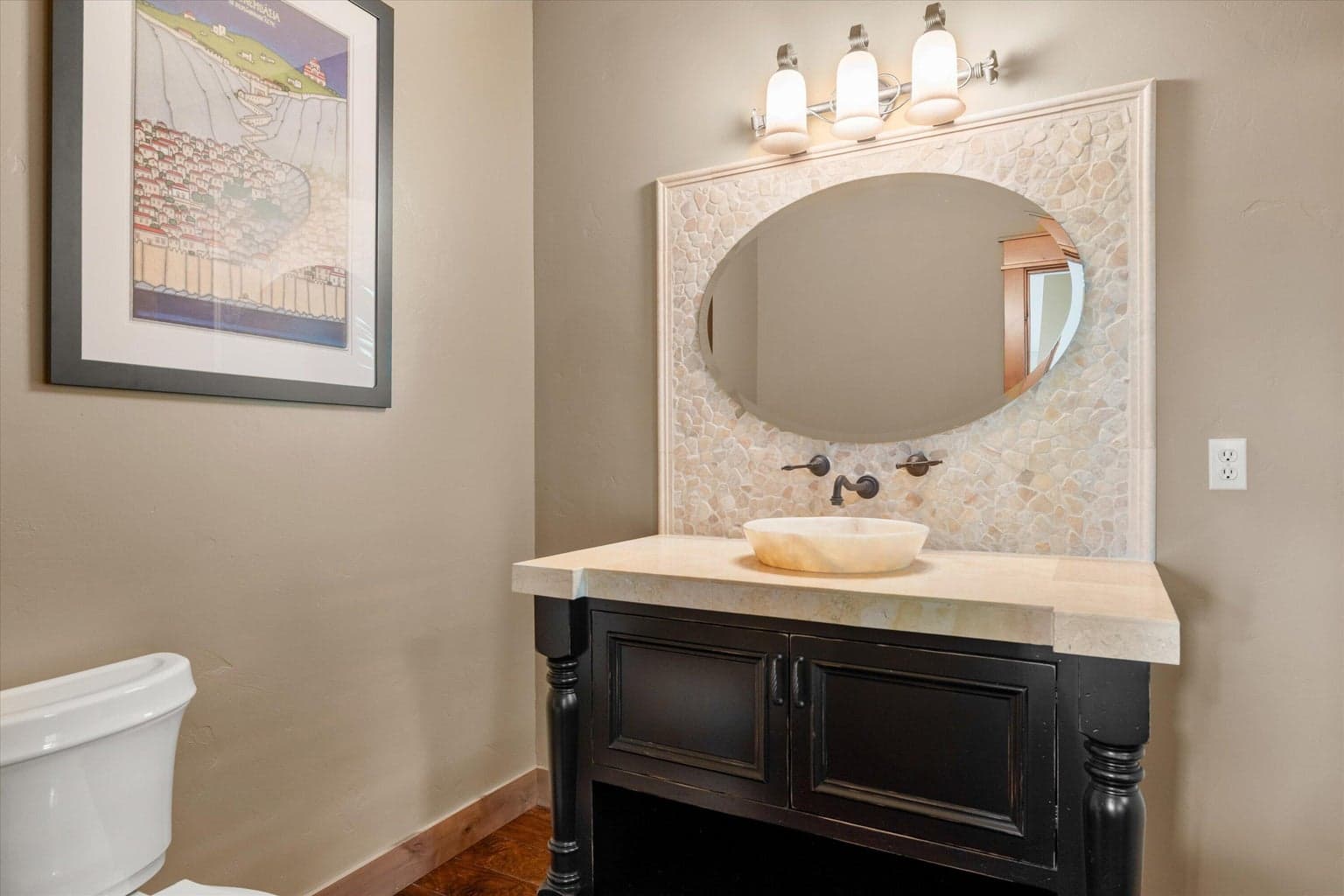 Powder room on main