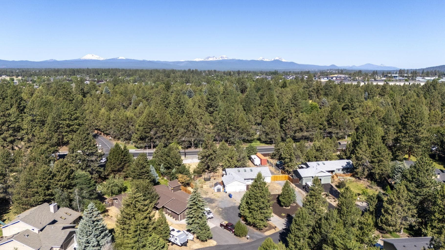 Drone shot taken before paint job