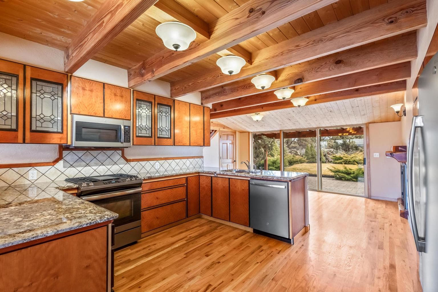 Roomy efficient kitchen