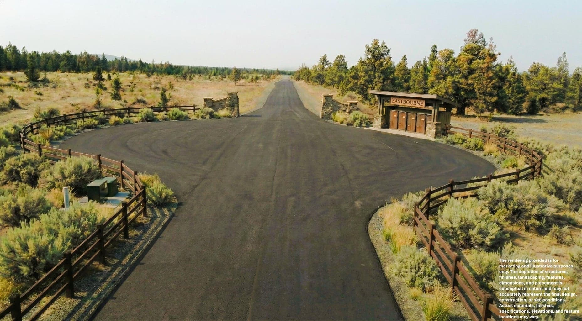 Rendering of Mailbox station that will be built