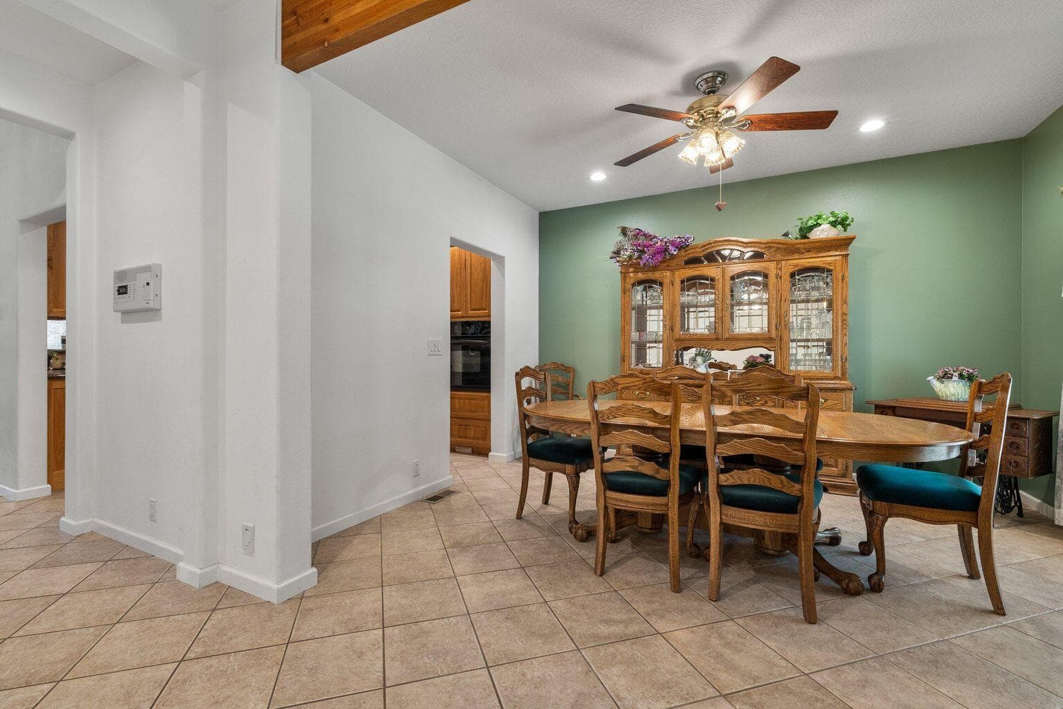 Formal Dining room off foyer