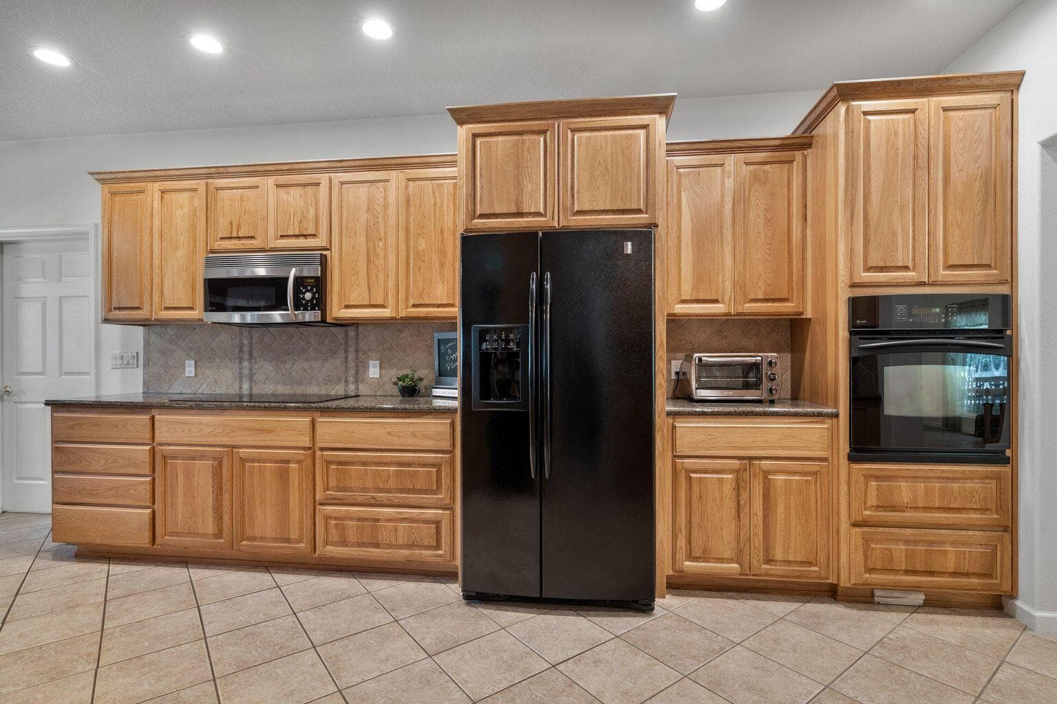 Beautiful hickory cabinetry