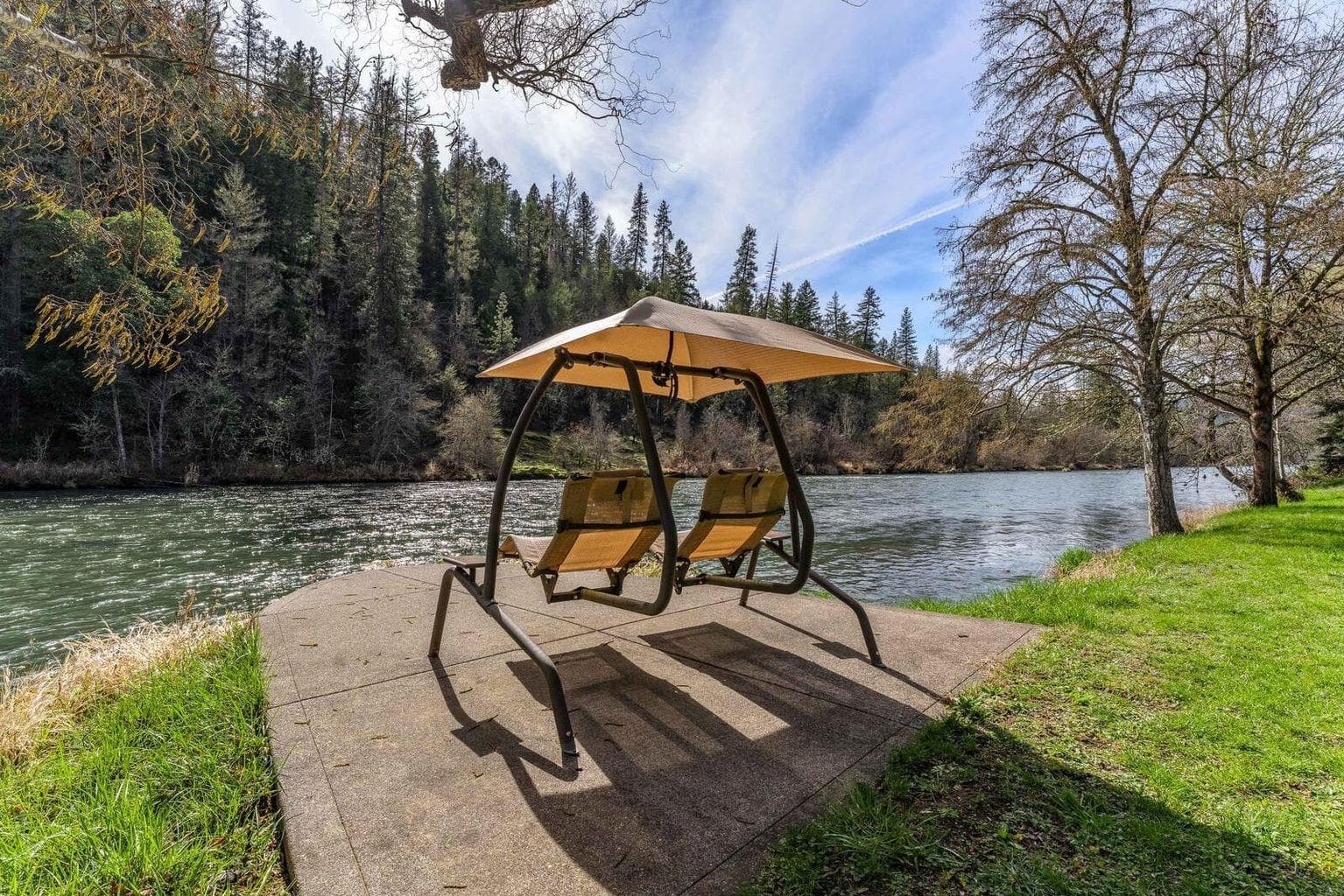 Enjoy a relaxing day or activity from your private dock.